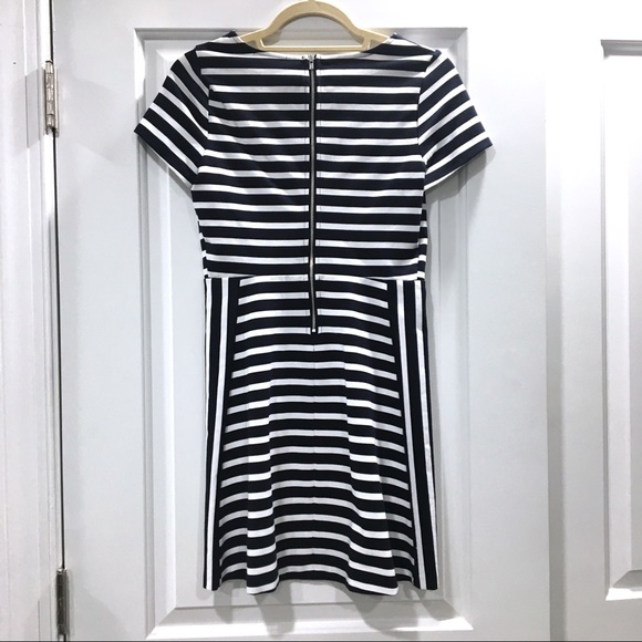 Navy and White Striped Short Sleeve Top main image 0